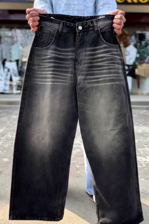 Comfort Baggy Fit Heavy Fade Stretchable Denim Jeans