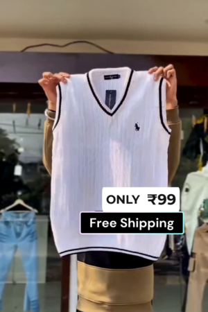 Stylish Ribbed Men’s Knit Sleeveless Vest