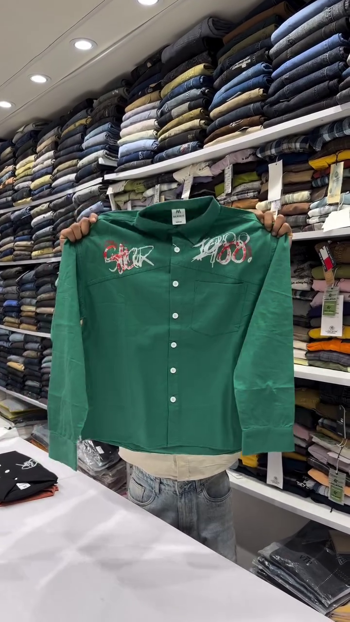 Men Cotton Printed Shirts