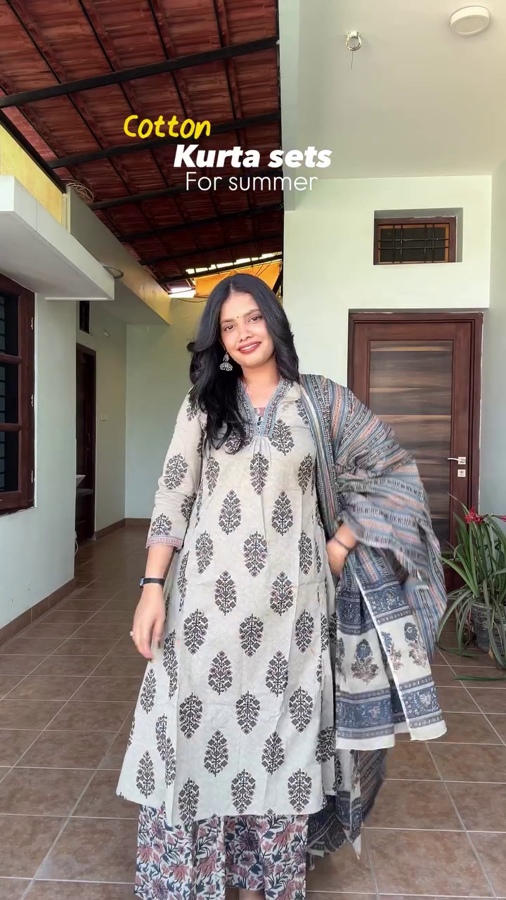 Women’s Cotton Kurta Set - Image 3