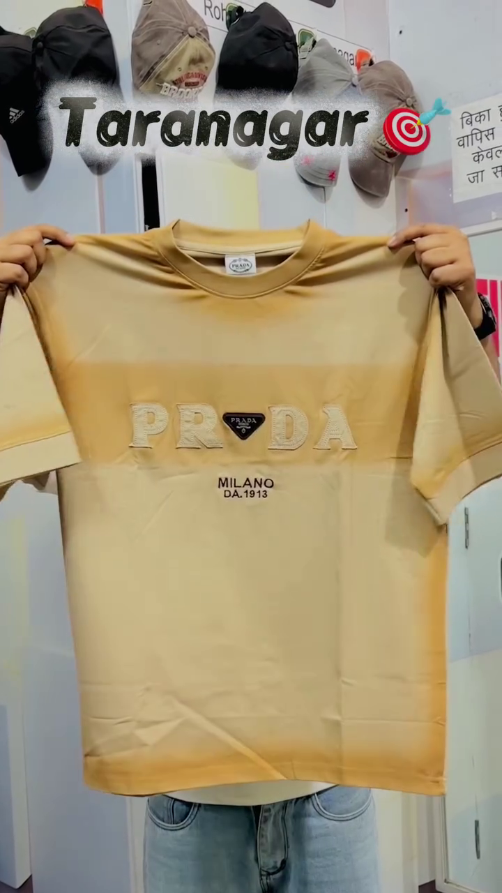 Men in Different Colour Printed T-Shirts