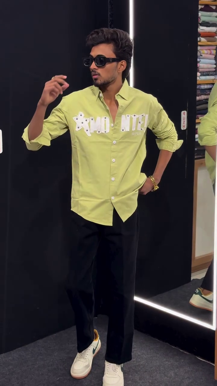 : Men in Different Printed Shirts - Image 4