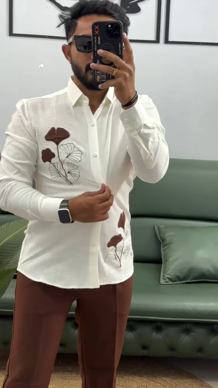Men’s Embroidered Shirts - Image 9