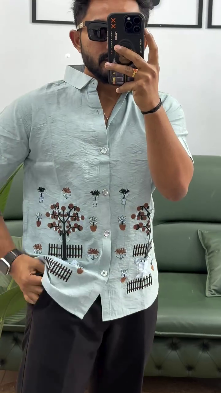 Men’s Embroidered Shirts - Image 4