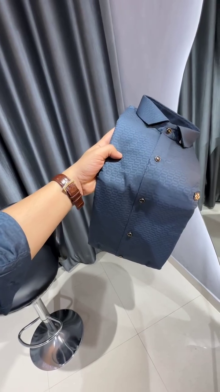 Men’s Formal Shirts with Small Design - Image 2