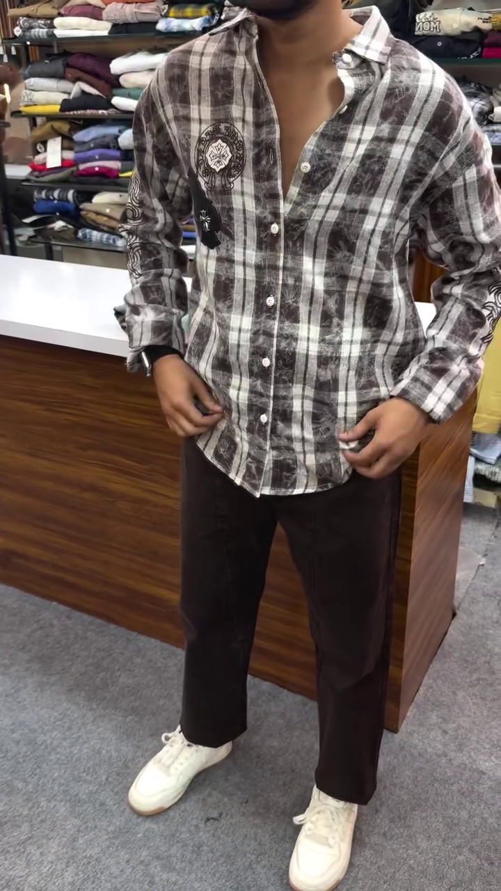 Men’s Full Sleeve Colouring Shirts - Image 2