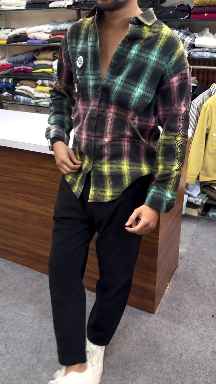 Men’s Full Sleeve Colouring Shirts - Image 4