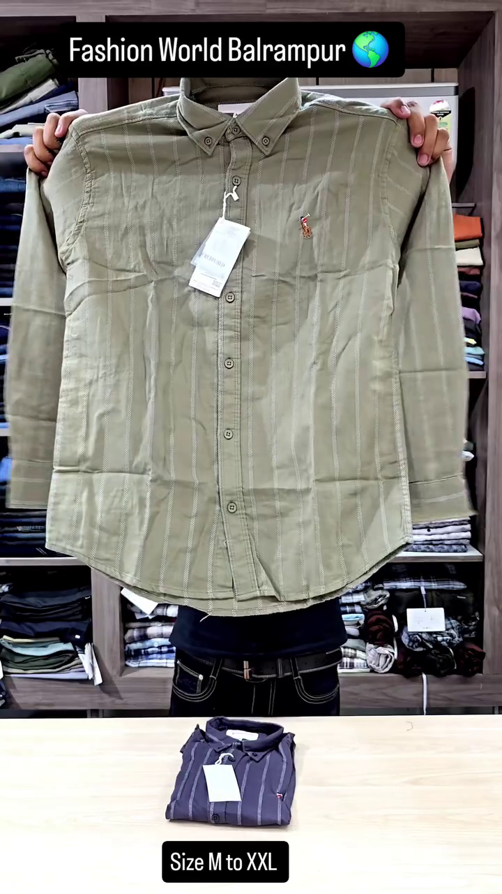 Men’s Striped Linen Shirts - Image 3