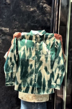 Men’s Full Sleeve Denim Printed Shirts