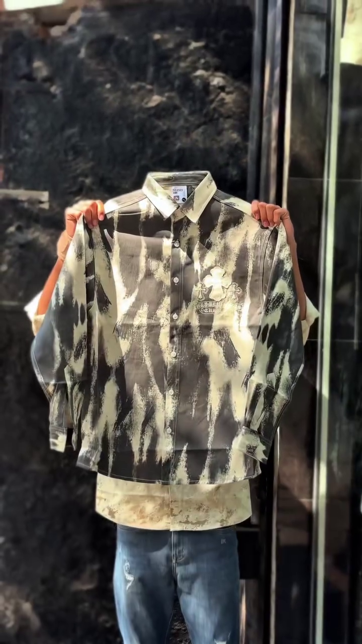 Men’s Full Sleeve Denim Printed Shirts - Image 6