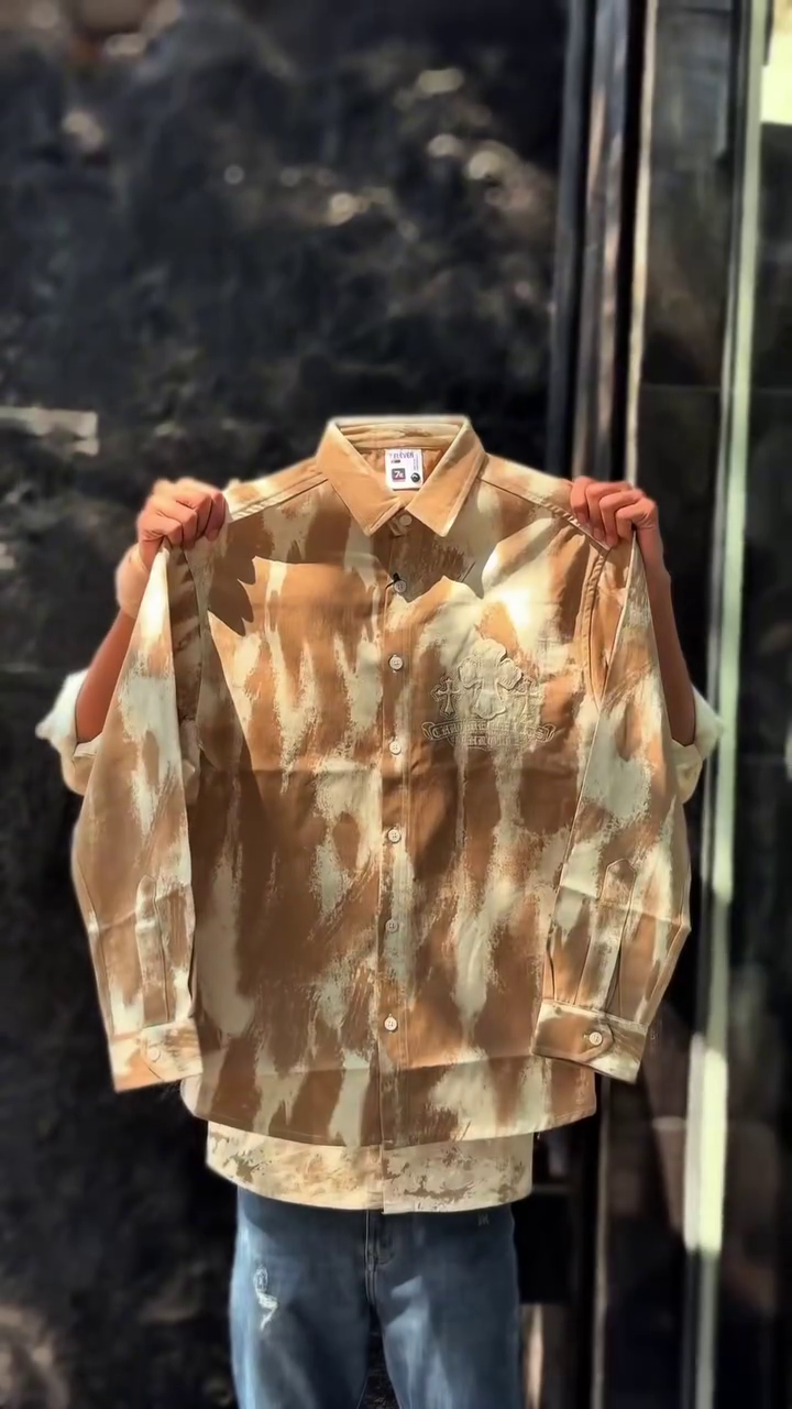 Men’s Full Sleeve Denim Printed Shirts - Image 4