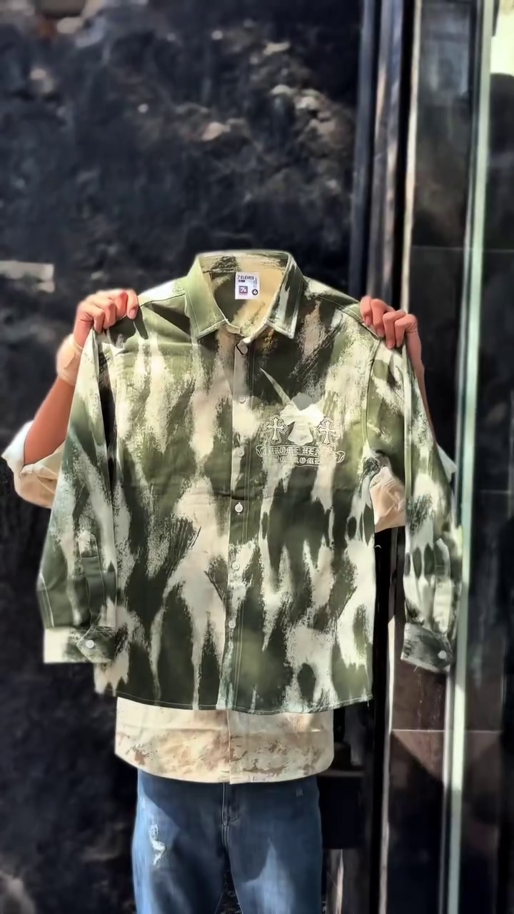 Men’s Full Sleeve Denim Printed Shirts - Image 3