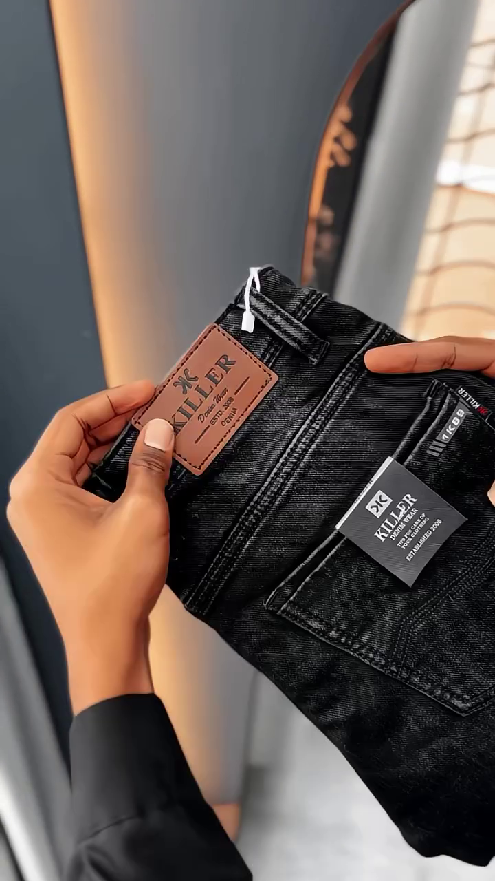Men’s Black Skinny Jeans - Image 2