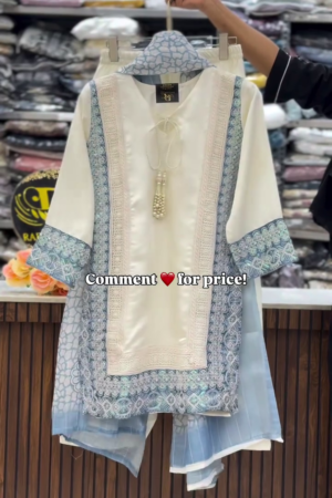 Women's Farshi Suit with Designer Work