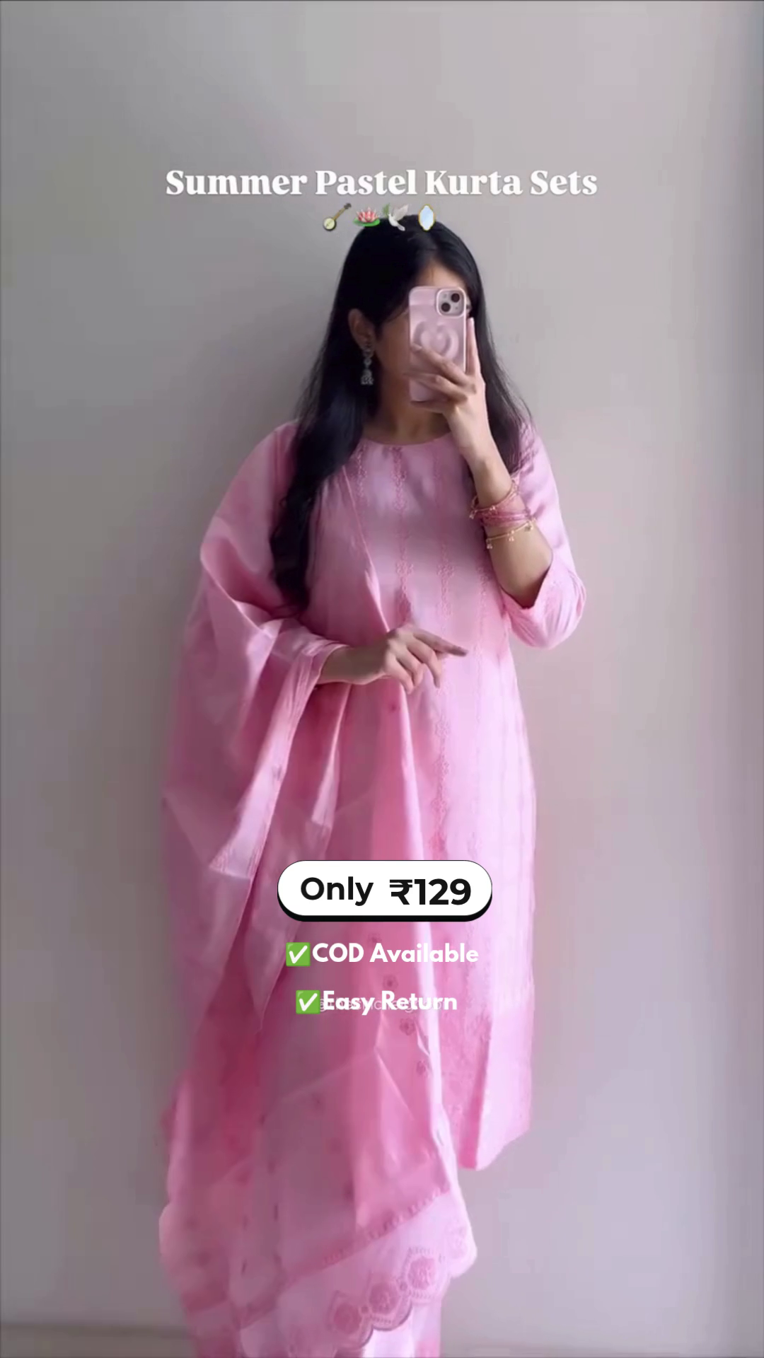 Women's Pastel Kurti Set - Image 2